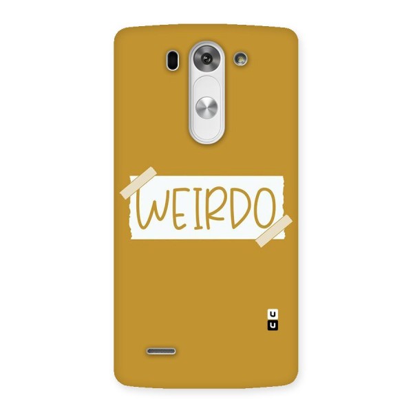 Simple Weirdo Back Case for LG G3 Beat