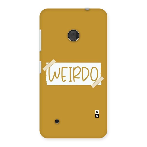 Simple Weirdo Back Case for Lumia 530