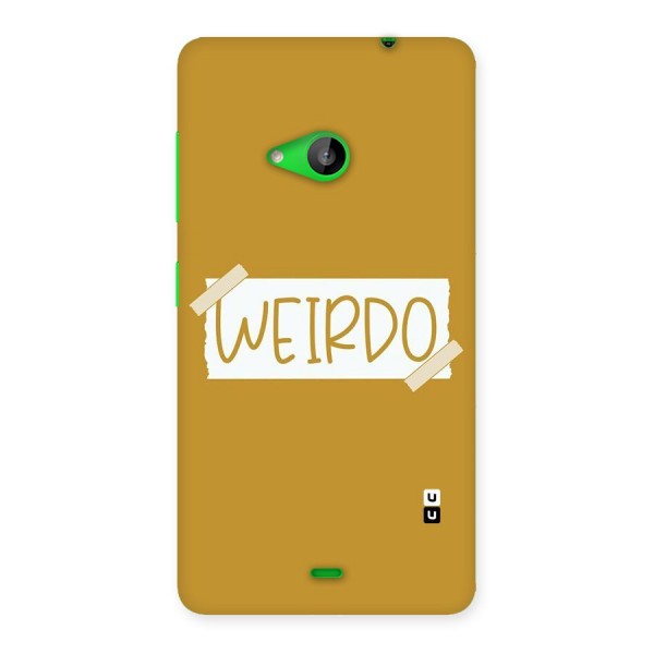 Simple Weirdo Back Case for Lumia 535