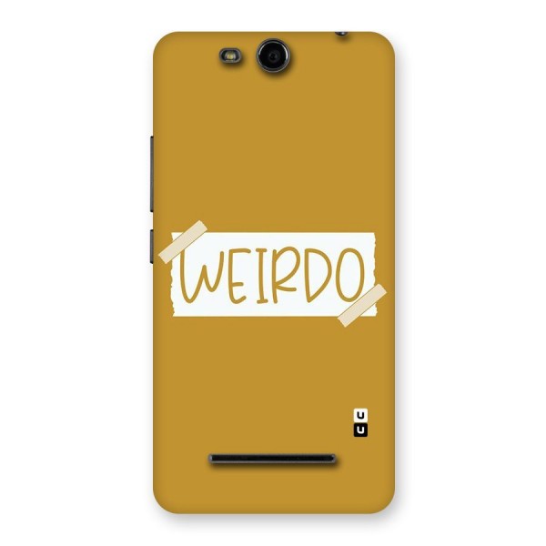Simple Weirdo Back Case for Micromax Canvas Juice 3 Q392