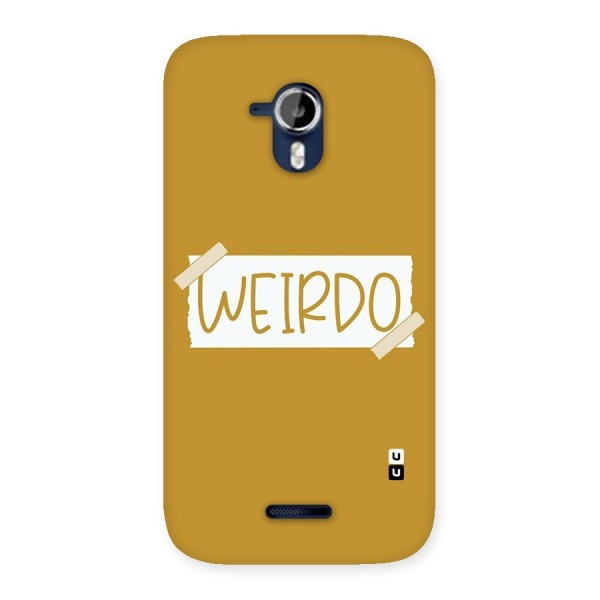 Simple Weirdo Back Case for Micromax Canvas Magnus A117