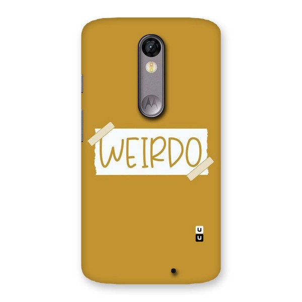 Simple Weirdo Back Case for Moto X Force