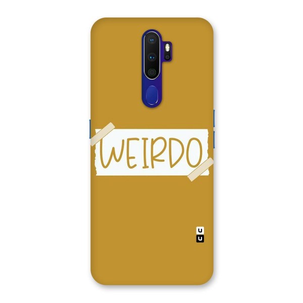 Simple Weirdo Back Case for Oppo A9 (2020)