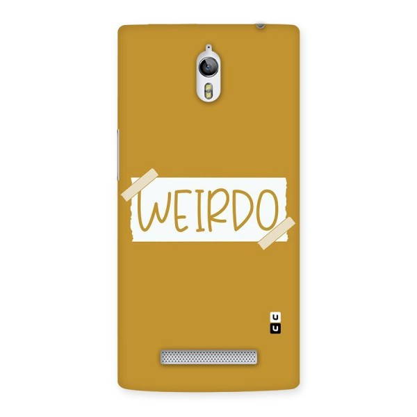 Simple Weirdo Back Case for Oppo Find 7