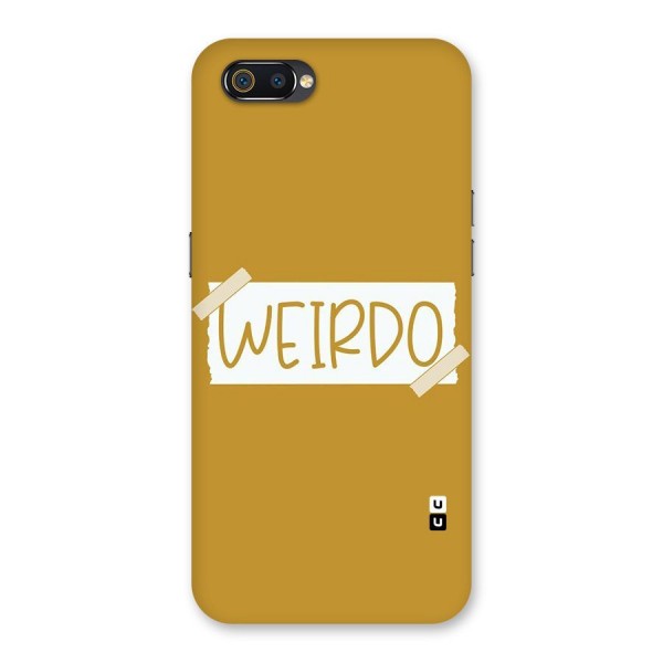 Simple Weirdo Back Case for Realme C2