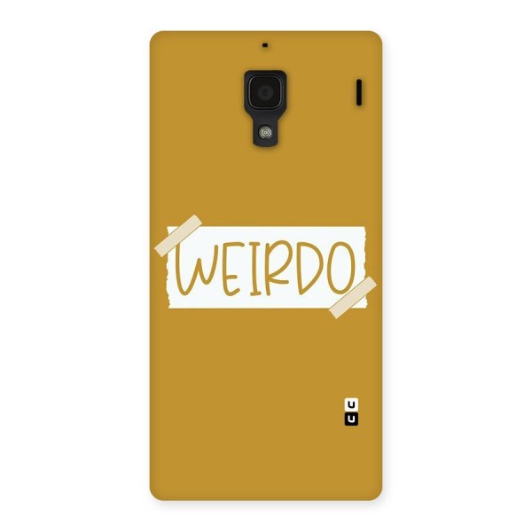 Simple Weirdo Back Case for Redmi 1S