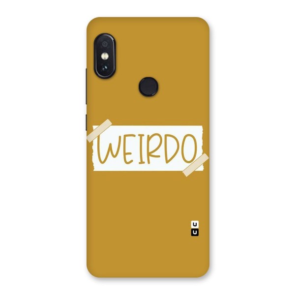 Simple Weirdo Back Case for Redmi Note 5 Pro