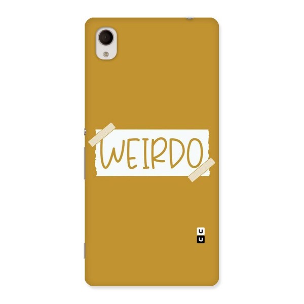 Simple Weirdo Back Case for Sony Xperia M4