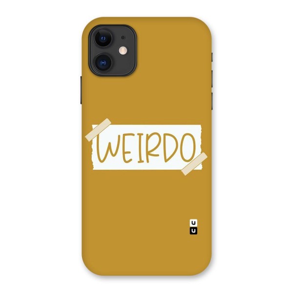 Simple Weirdo Back Case for iPhone 11