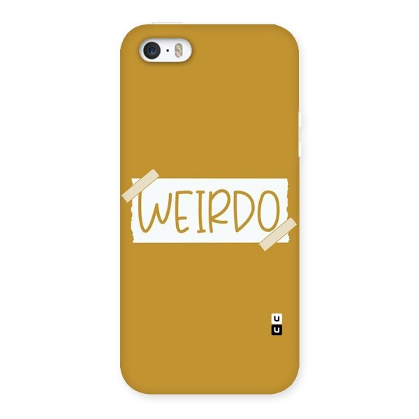 Simple Weirdo Back Case for iPhone SE