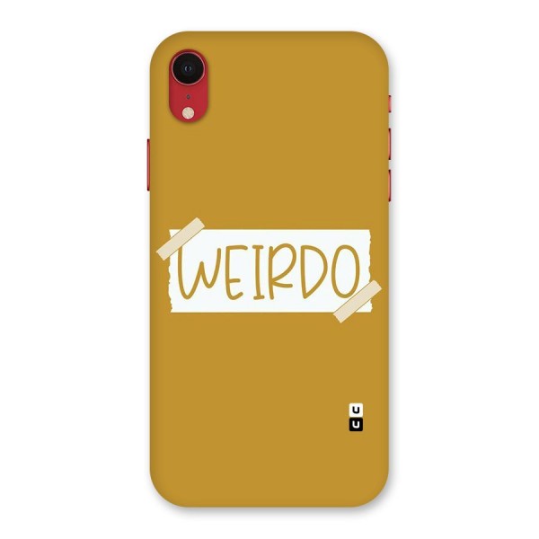 Simple Weirdo Back Case for iPhone XR