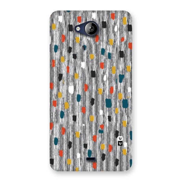 Single Paint Pattern Back Case for Canvas Play Q355