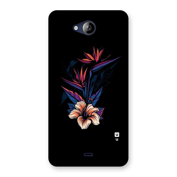 Single Painted Flower Back Case for Canvas Play Q355