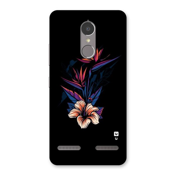 Single Painted Flower Back Case for Lenovo K6