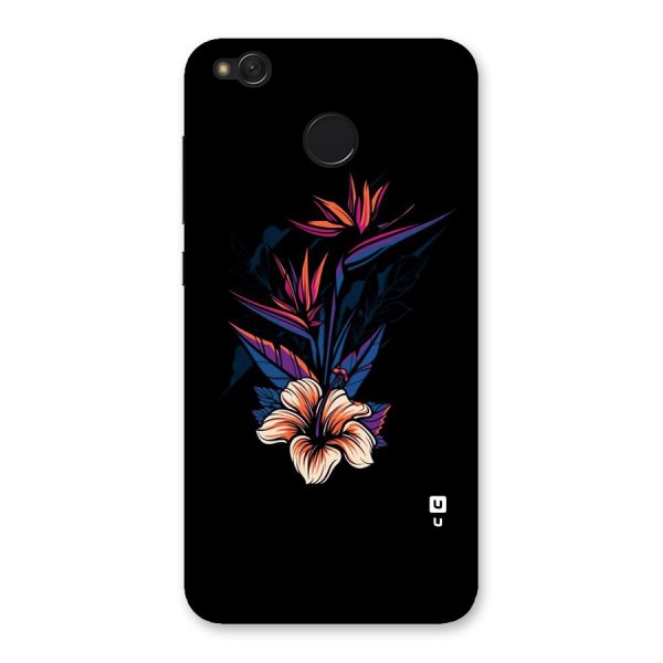 Single Painted Flower Back Case for Redmi 4