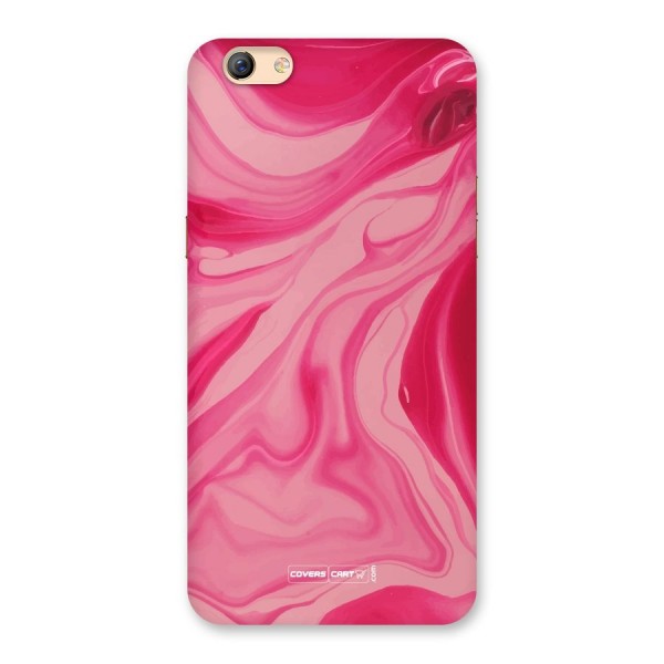 Sizzling Pink Marble Texture Back Case for Oppo F3 Plus
