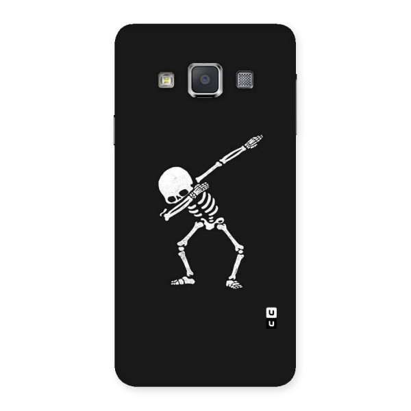 Skeleton Dab White Back Case for Galaxy A3