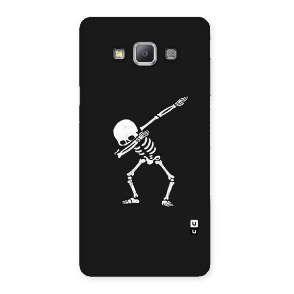 Skeleton Dab White Back Case for Galaxy A7