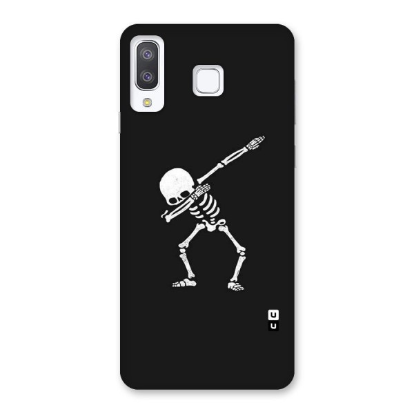 Skeleton Dab White Back Case for Galaxy A8 Star