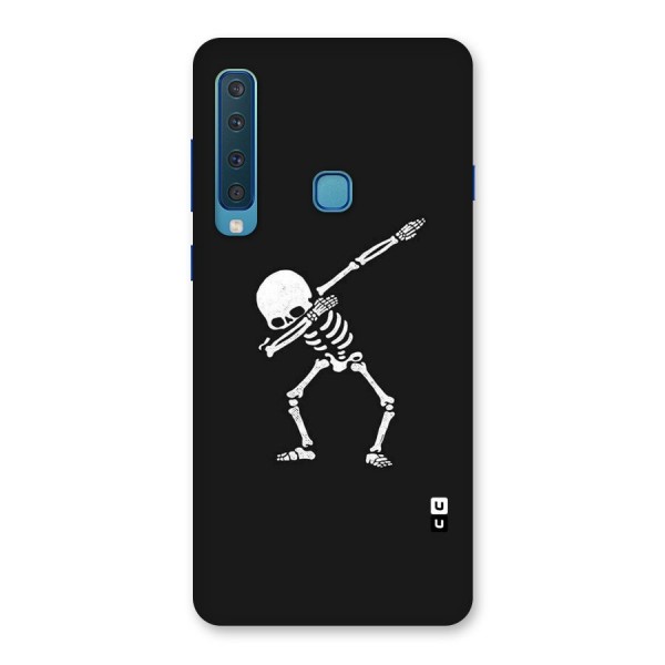 Skeleton Dab White Back Case for Galaxy A9 (2018)