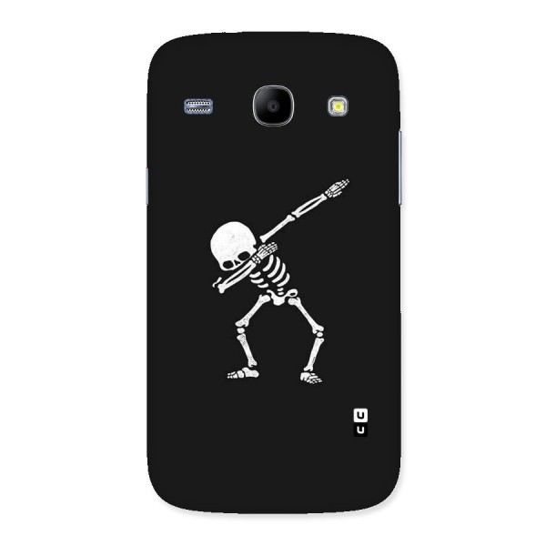 Skeleton Dab White Back Case for Galaxy Core