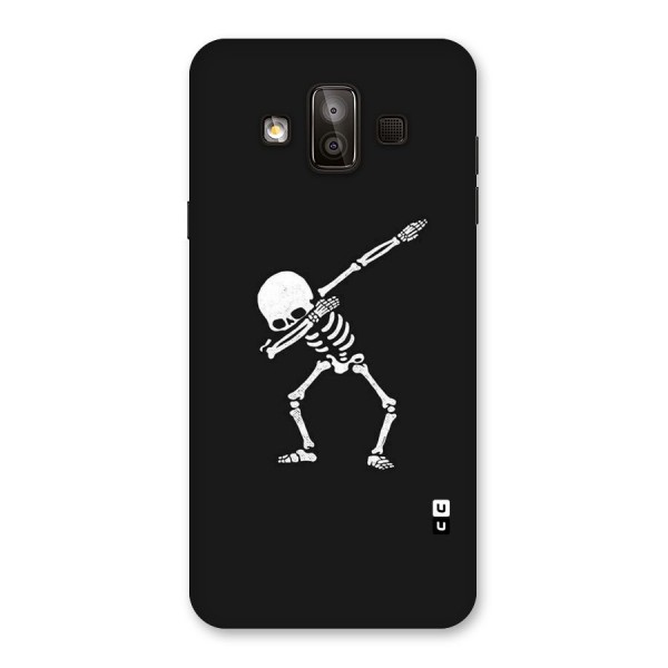 Skeleton Dab White Back Case for Galaxy J7 Duo