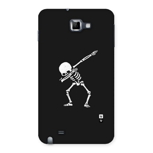 Skeleton Dab White Back Case for Galaxy Note