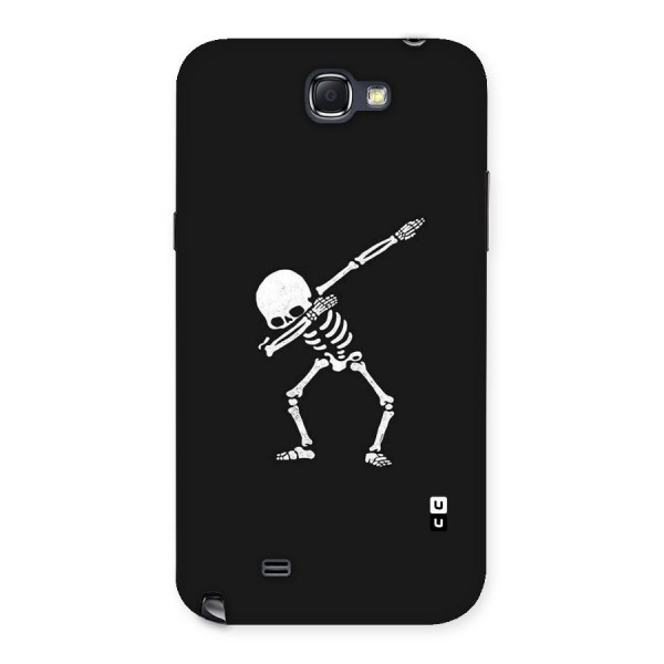 Skeleton Dab White Back Case for Galaxy Note 2