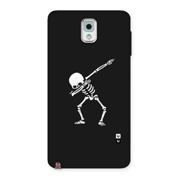 Skeleton Dab White Back Case for Galaxy Note 3