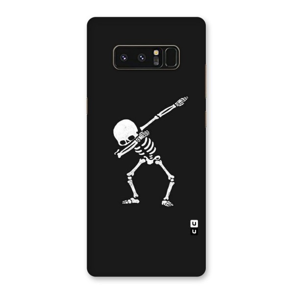 Skeleton Dab White Back Case for Galaxy Note 8