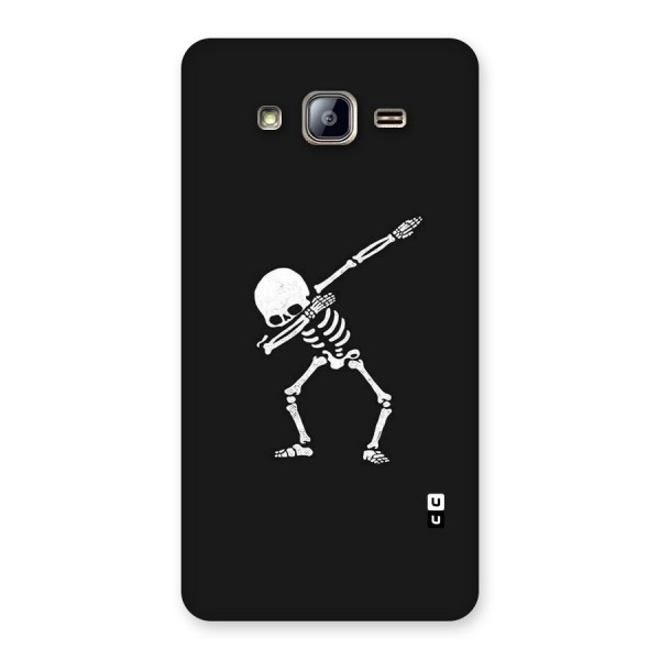Skeleton Dab White Back Case for Galaxy On5