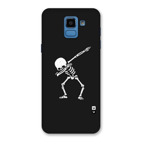 Skeleton Dab White Back Case for Galaxy On6