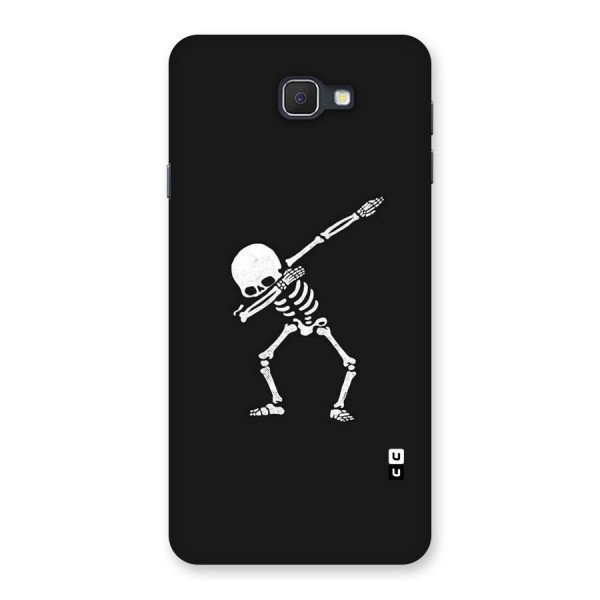 Skeleton Dab White Back Case for Galaxy On7 2016