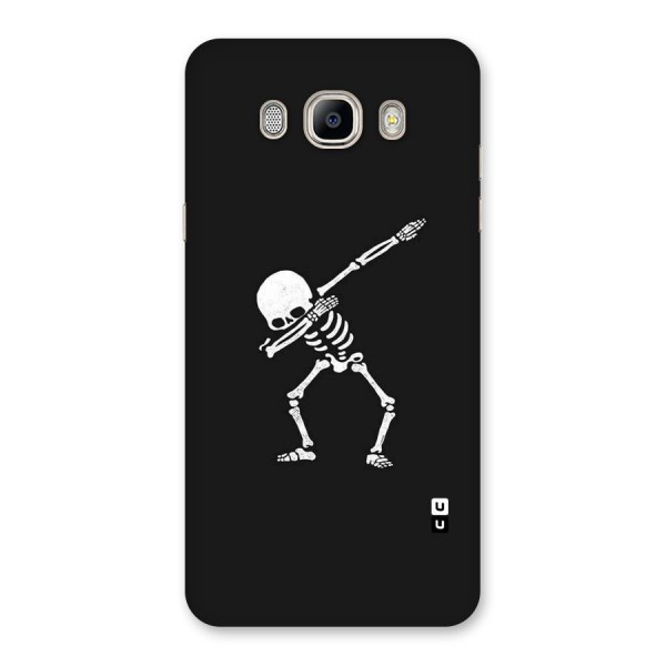 Skeleton Dab White Back Case for Galaxy On8