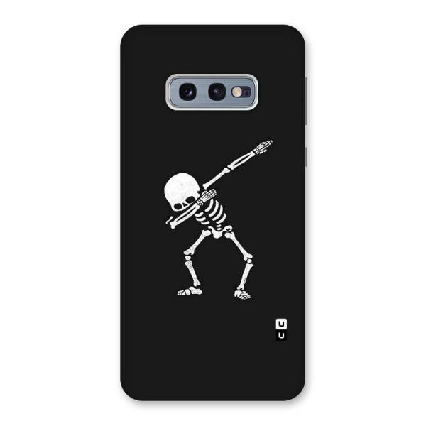 Skeleton Dab White Back Case for Galaxy S10e