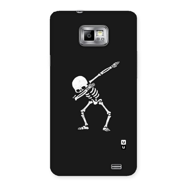 Skeleton Dab White Back Case for Galaxy S2