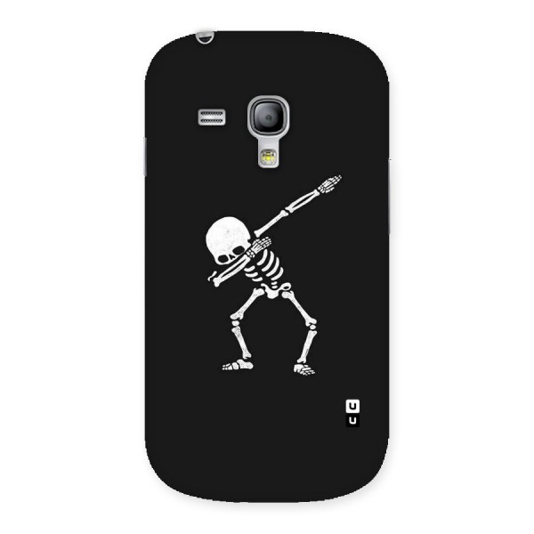 Skeleton Dab White Back Case for Galaxy S3 Mini