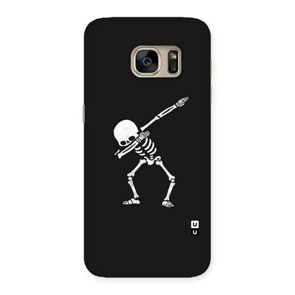 Skeleton Dab White Back Case for Galaxy S7
