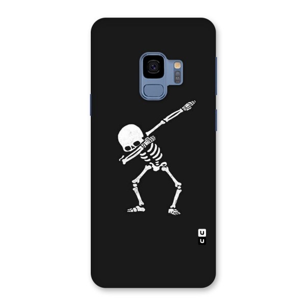 Skeleton Dab White Back Case for Galaxy S9