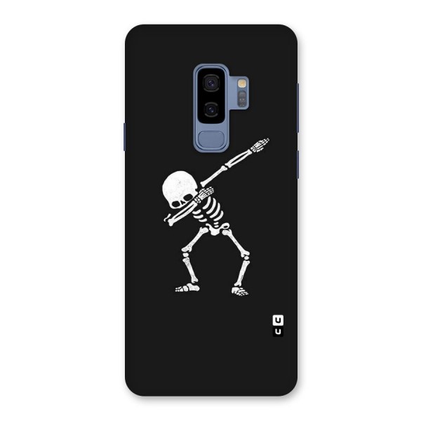 Skeleton Dab White Back Case for Galaxy S9 Plus