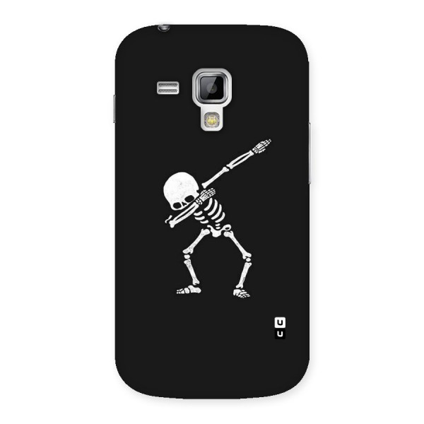 Skeleton Dab White Back Case for Galaxy S Duos