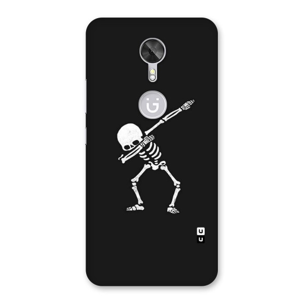 Skeleton Dab White Back Case for Gionee A1