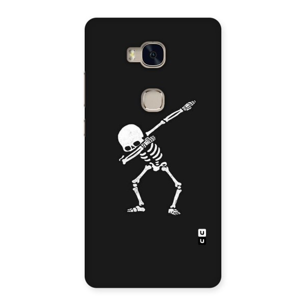Skeleton Dab White Back Case for Huawei Honor 5X