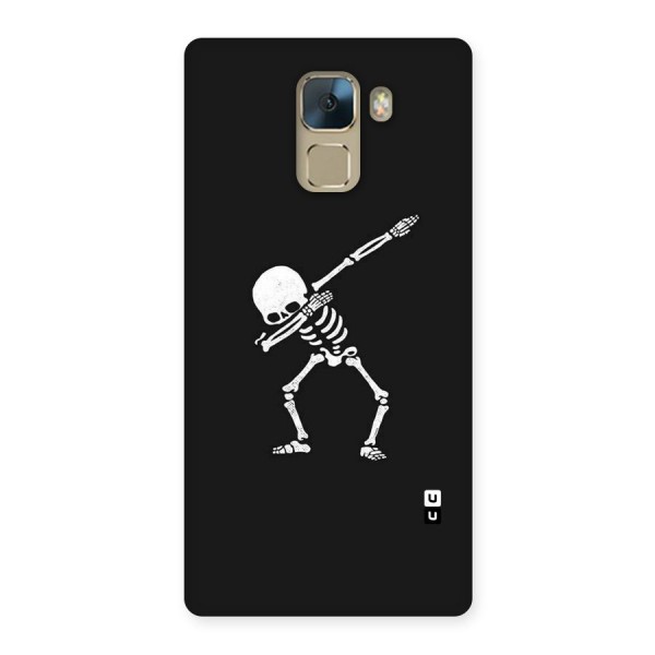 Skeleton Dab White Back Case for Huawei Honor 7