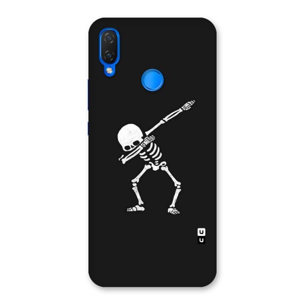 Skeleton Dab White Back Case for Huawei Nova 3i