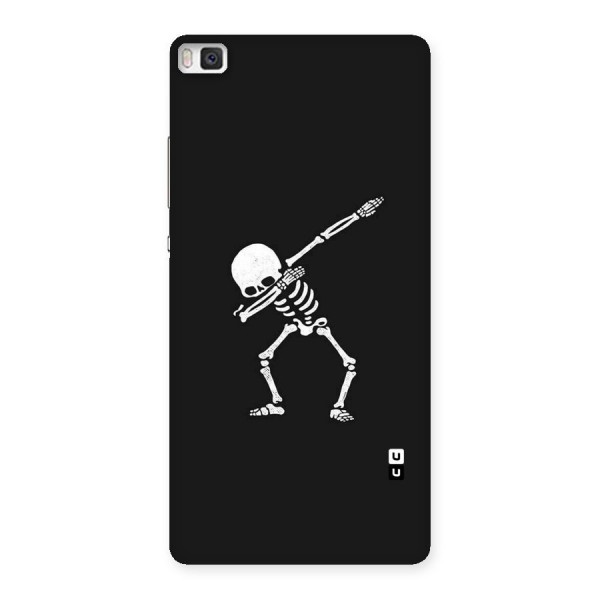 Skeleton Dab White Back Case for Huawei P8