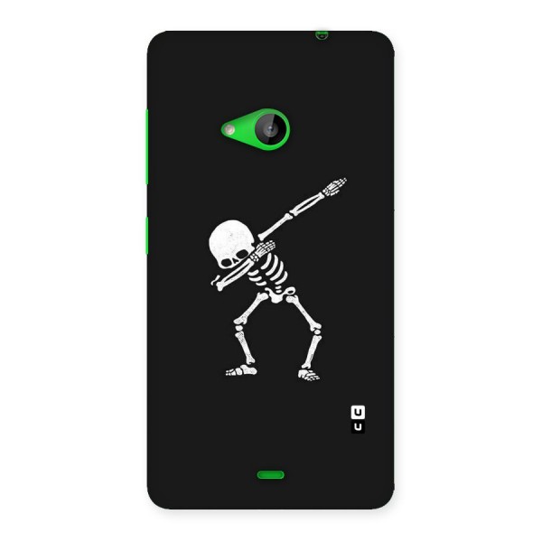 Skeleton Dab White Back Case for Lumia 535