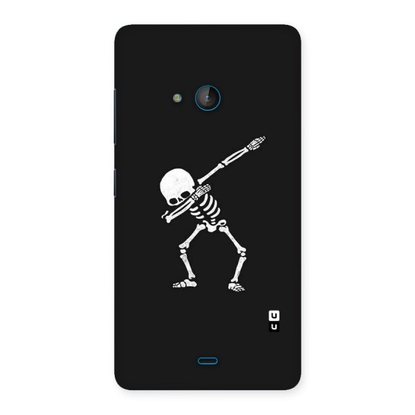 Skeleton Dab White Back Case for Lumia 540