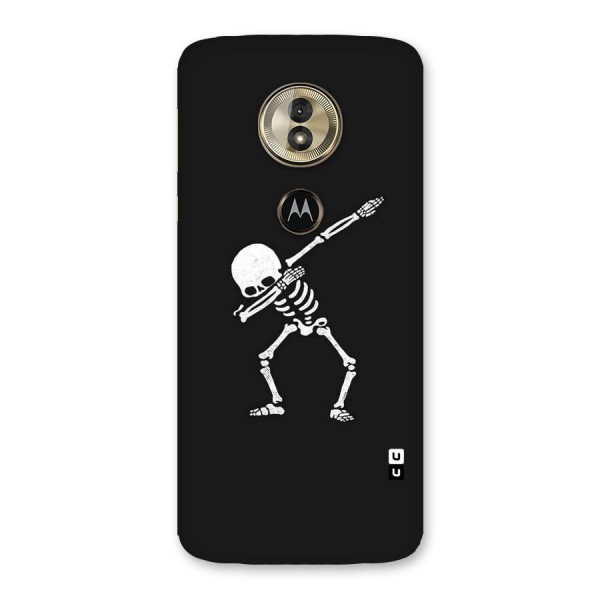 Skeleton Dab White Back Case for Moto G6 Play