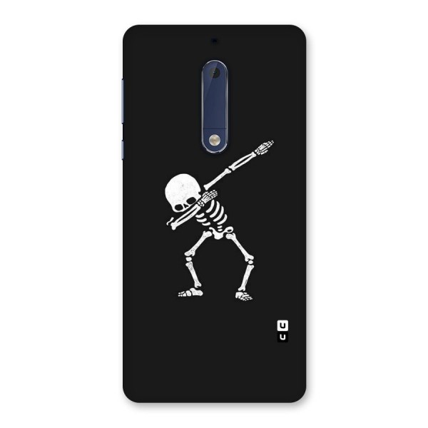 Skeleton Dab White Back Case for Nokia 5